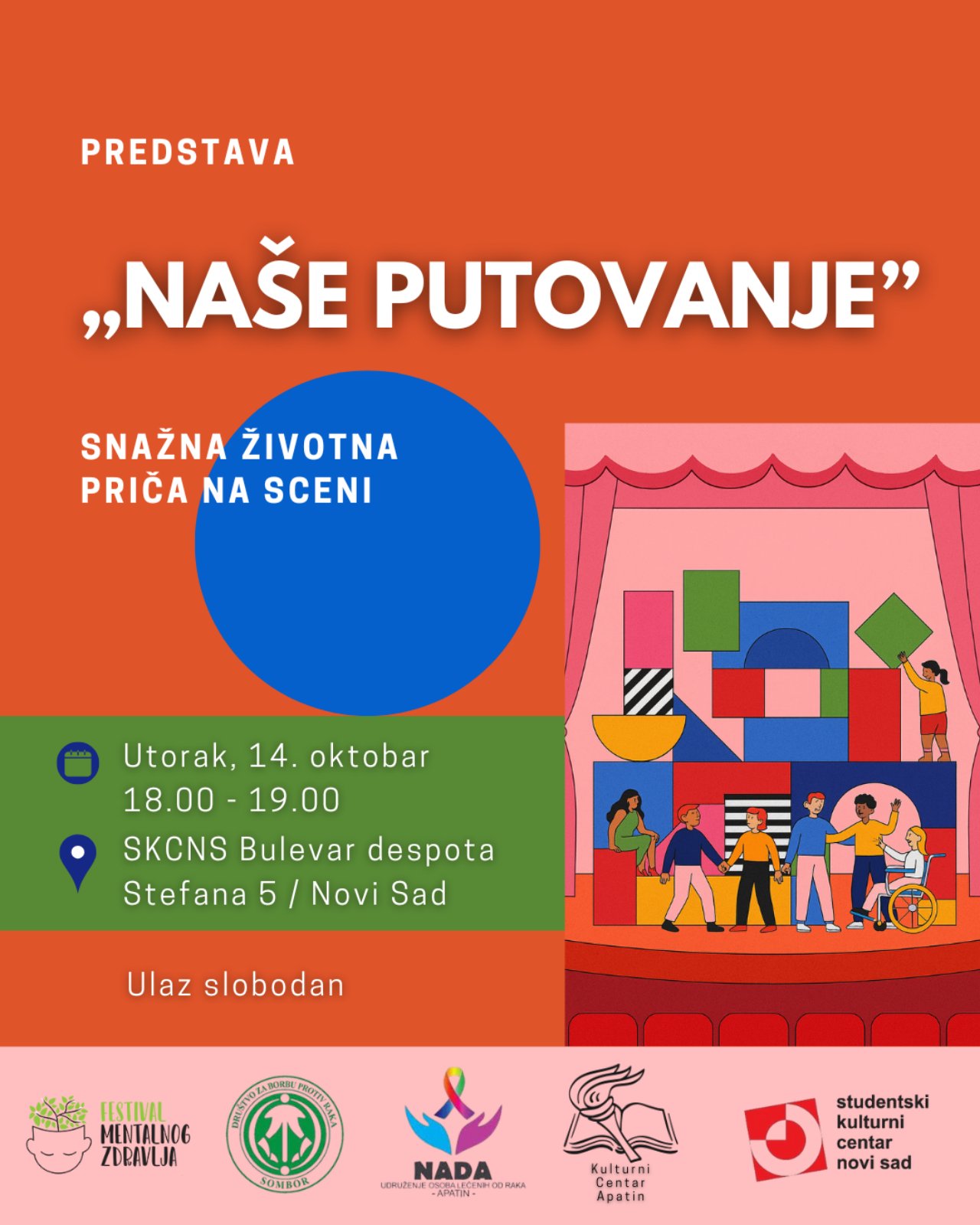 Pozivamo Vas na predstavu „Naše putovanje“